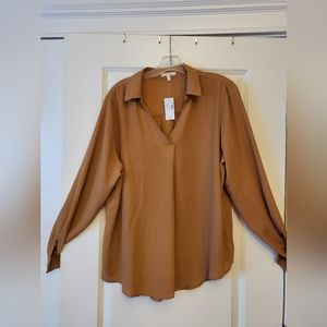 Golden brown blouse